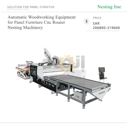 Automatic Woodworking Equipment for Panel Furniture Cnc Router Nesting Machinery