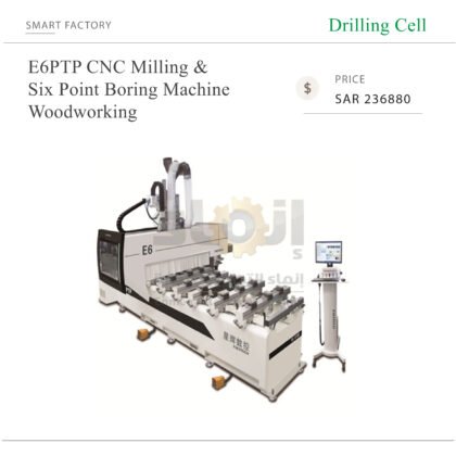 E6PTP Cnc Milling Machine Six Point Boring Machine Ptp for Woodworking Wood Industry EXCITECH Point to Point Machine