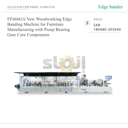 EF666GA New Woodworking Edge Banding Machine for Furniture Manufacturing with Pump Bearing Gear Core Components