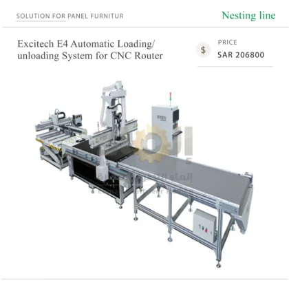 Excitech E4 Automatic Loading/unloading System for CNC Router
