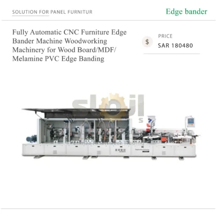 Excitech Fully Automatic CNC Furniture Edge Bander Machine Woodworking Machinery for Wood Board/MDF/Melamine PVC Edge Banding