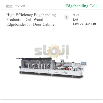 High Efficiency Edgebanding Production Cell Wood Edgebander for Door Cabinet