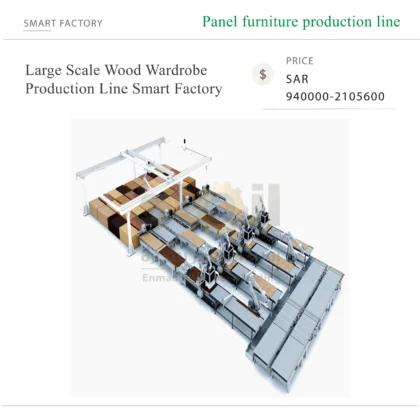 Excitech Large Scale Wood Wardrobe Production Line Smart Factory