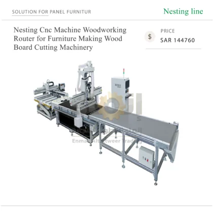 Nesting Cnc Machine Woodworking Router for Furniture Making Wood Board Cutting Machinery