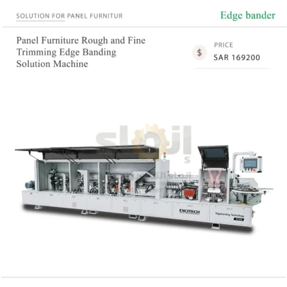 Panel Furniture Rough and Fine Trimming Edge Banding Solution Machine