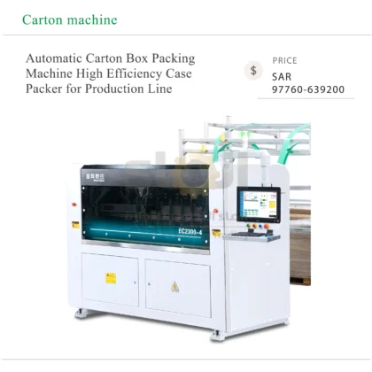 Automatic Carton Box Packing Machine High Efficiency Case Packer for Production Line
