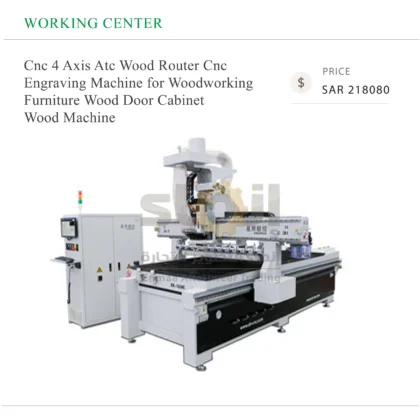 Cnc 4 Axis Atc Wood Router Cnc Engraving Machine for Woodworking Furniture Wood Door Cabinet Wood Machine