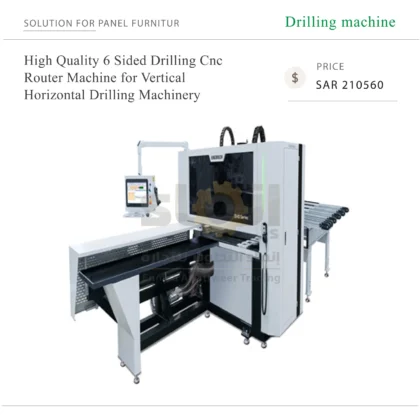 High Quality 6 Sided Drilling Cnc Router Machine for Vertical Horizontal Drilling Machinery