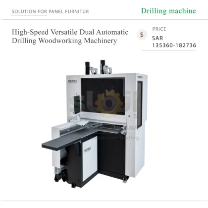High-Speed Versatile Dual Automatic Drilling Woodworking Machinery