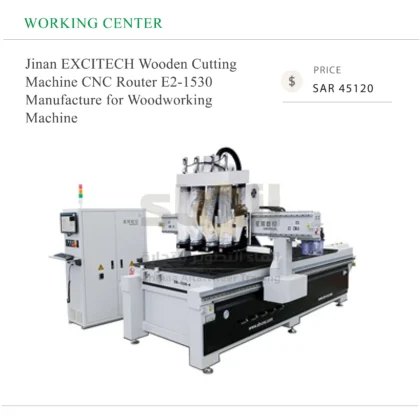 Jinan EXCITECH Wooden Cutting Machine CNC Router E2-1530 Manufacture for Woodworking Machine