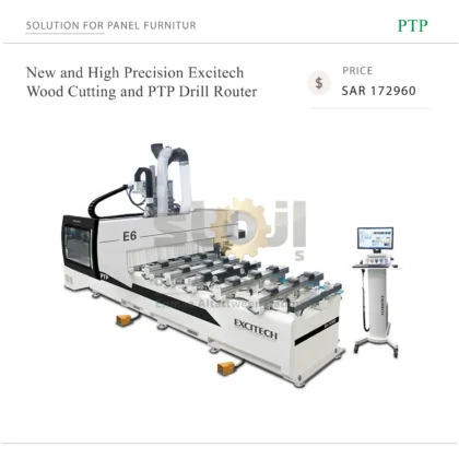 New and High Precision Excitech Wood Cutting and PTP Drill Router