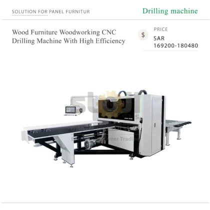 Wood Furniture Woodworking CNC Drilling Machine With High Efficiency